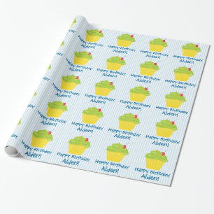 Papier Cadeau Petit gâteau sur l'anniversaire de l'enfant de