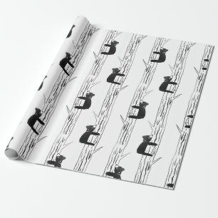 Papier Cadeau Petit ours courageux