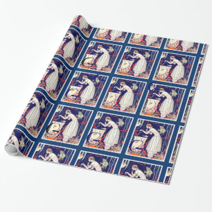 PAPIER CADEAU PETIT POISSON ÉTONNANT, MODE BEAUTÉ ART DÉCO