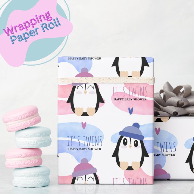 Papier Cadeau Petite fille et garçon jumeaux (Créateur téléchargé)