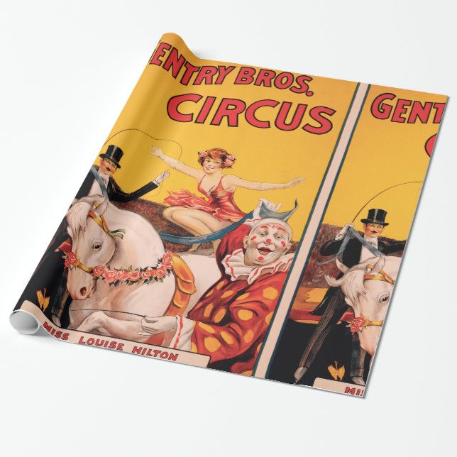 Papier Cadeau Petite noblesse Bros. Cirque (Déroulé)