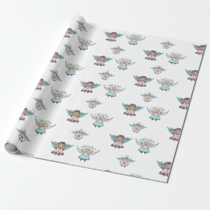 Papier Cadeau Petits anges minuscules de Renee Lavoie