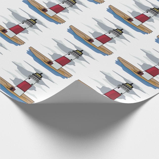 Papier Cadeau Phare (Coin)