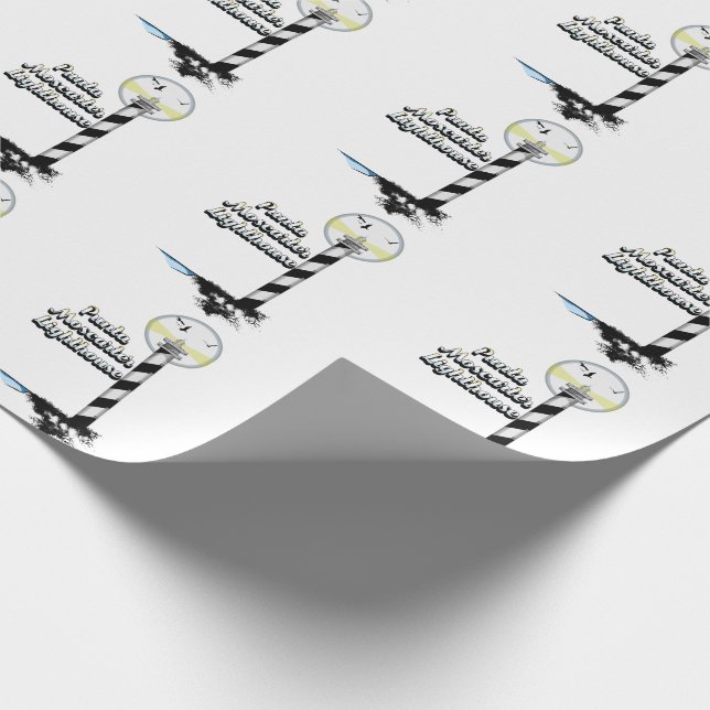 Papier Cadeau Phare de Punta Moscarter (Coin)