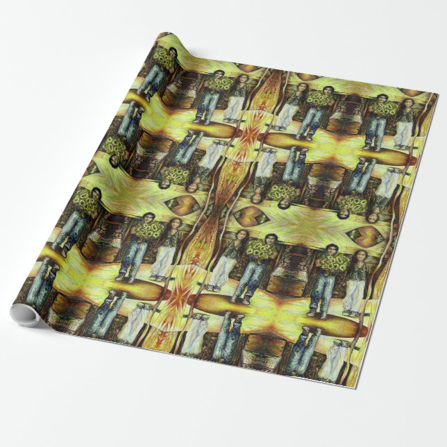 Papier Cadeau Phase de ChapeI Sixtine d'un ChaIIenge (Déroulé)