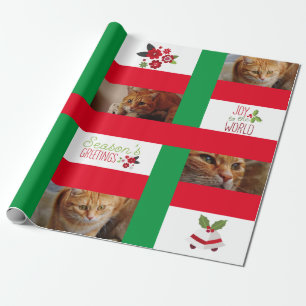 Papier Cadeau Photo de Chien de Chat pour animaux de compagnie P