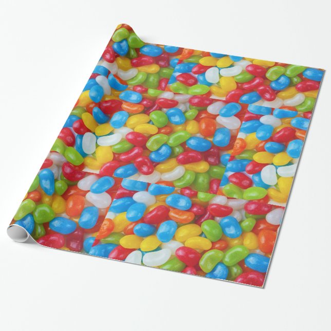 Papier Cadeau Photo de Jelly Bean (Déroulé)