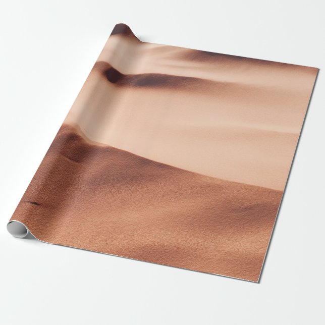 Papier Cadeau Photo de sable du désert (Déroulé)