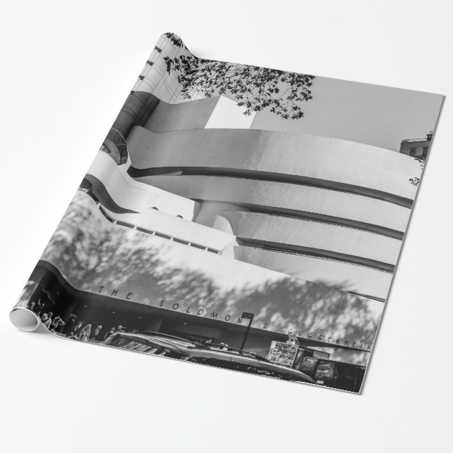 Papier Cadeau Photo du musée de Guggenheim à New York City (Déroulé)