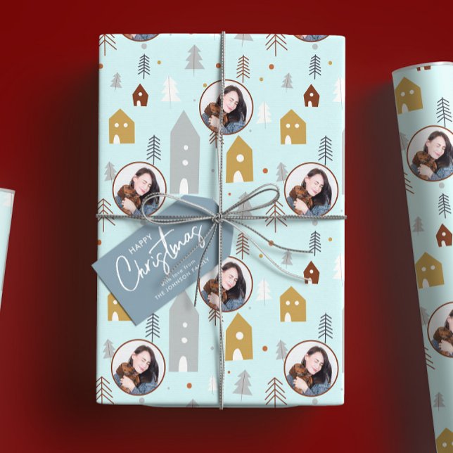 Papier Cadeau Photo Joli Noël amusant (Créateur téléchargé)