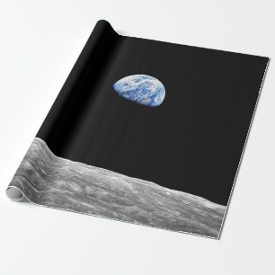 Papier Cadeau Photo Orbite lunaire Apollo 8 de la NASA