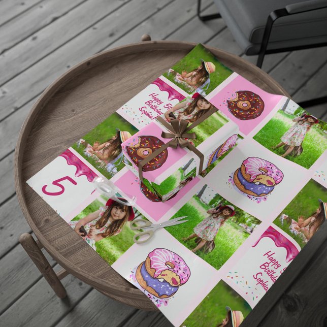 Papier Cadeau Photo personnalisée Cute Girls Customisée (Créateur téléchargé)