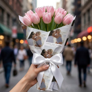 Papier Cadeau Photo personnalisée "Je t'aime Maman"   Personnali