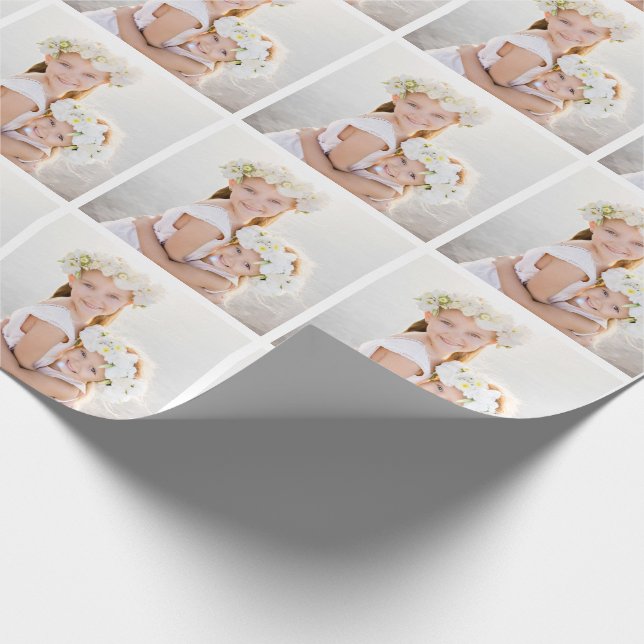 Papier Cadeau Photo simple et tendance (Coin)