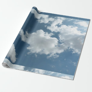 Papier Cadeau Photographie abstraite de ciel nuageux