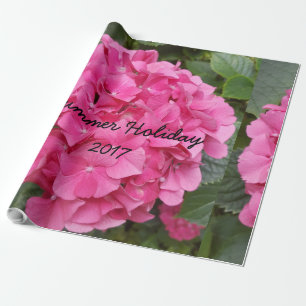 Papier Cadeau Photographie florale rose Nature