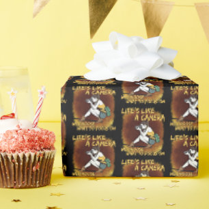 Papier Cadeau Photographie - La vie comme une caméra photographe