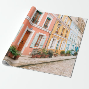PAPIER CADEAU PHOTOGRAPHIE STRUCTURELLE DU BÂTIMENT MULTICOLORED