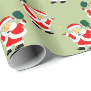 Papier Cadeau Pickleball cadeau de Noël