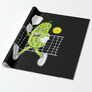 Papier Cadeau Pickleball Jouer - Drôle Pickleball Paddle