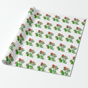 Papier Cadeau Pickleball Père Noël Big Dill