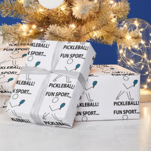Papier Cadeau Pickleball Player Sports Amusement Sport Picklebal