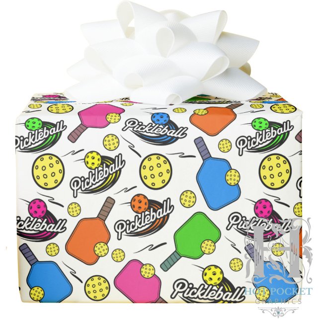 Papier Cadeau Pickleball Wrapping Paper (Créateur téléchargé)