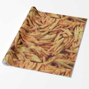 Papier Cadeau Pieds de poulet cru
