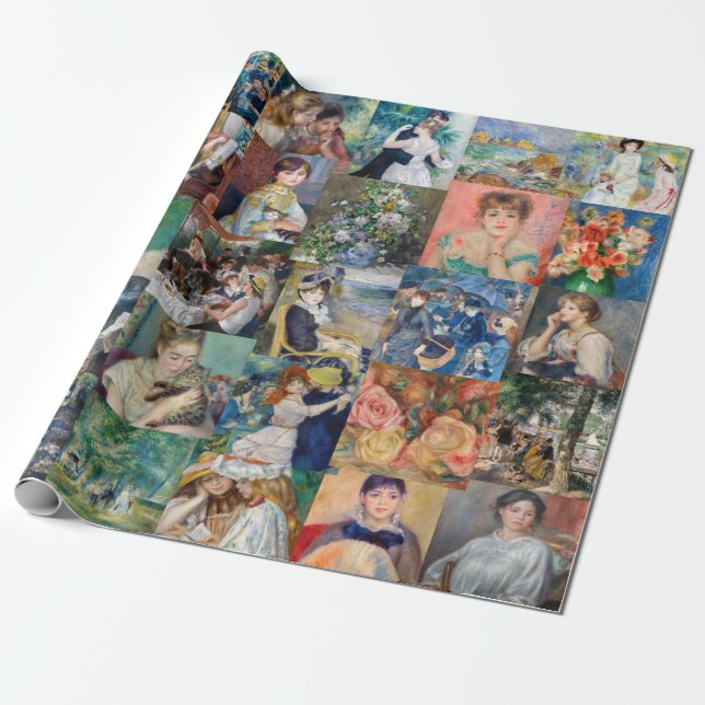 Papier Cadeau Pierre-Auguste Renoir - Chefs-d'oeuvre (Déroulé)