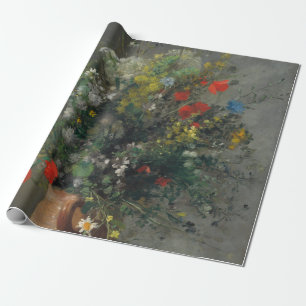 Papier Cadeau Pierre-Auguste Renoir - Fleurs dans un Vase 1866