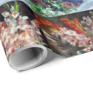 Papier Cadeau Pierre-Auguste Renoir Vintage Gladioli dans un Vas