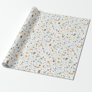 Papier Cadeau Pierres douces Terrazzo Motif