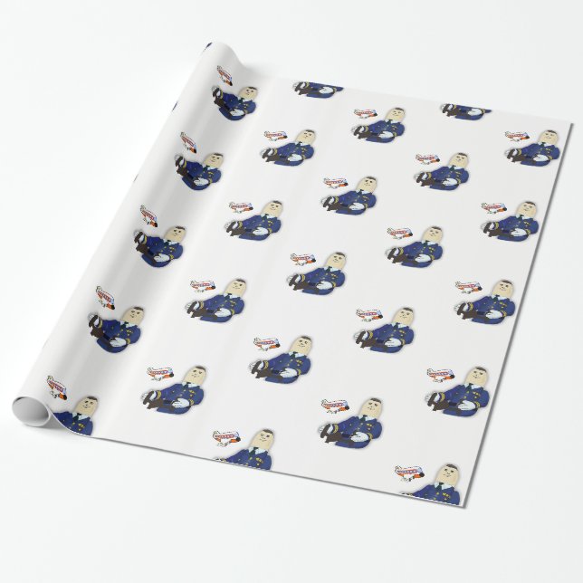 Papier Cadeau Pilote de papier d'emballage (Déroulé)