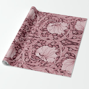 Papier Cadeau Pimpernel Maroon, William Morris