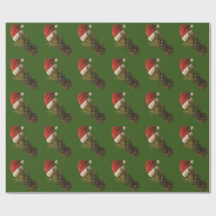 Papier Cadeau Pineappy Père Noël Hawaiian Mele Kalikima Cadeau