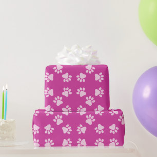 Papier Cadeau Pink Puppy Party Cadeau, Enfants & Animaux Anniver