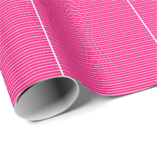 Papier Cadeau Pink White Stripes Camouflage Motif mignonne fille