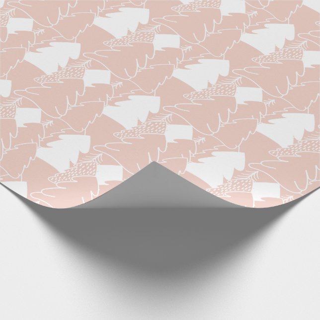 Papier Cadeau Pink Winter Wonderland Fête (Coin)