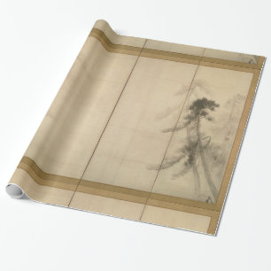 Papier Cadeau Pins par XVIème siècle de Hasegawa Tohaku