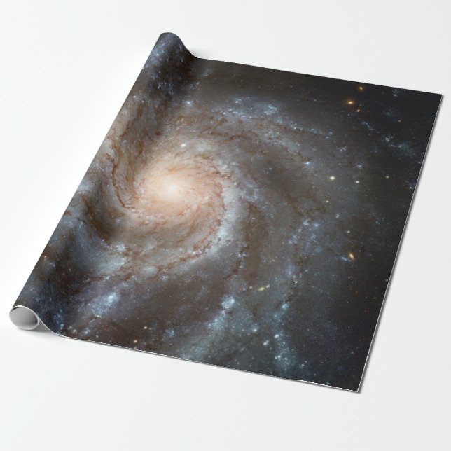 Papier Cadeau Pinwheel galaxy Hubble Telescope Espace extra-atmo (Déroulé)