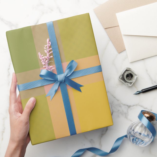 Papier Cadeau Pique-nique Plaid - 04 Avril - Papier d'enveloppem (Cadeaux)