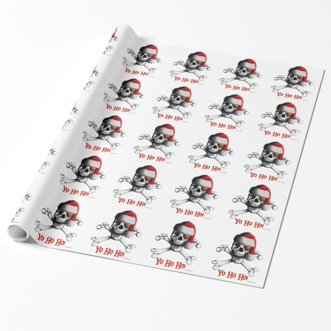 Papier Cadeau Pirate de Noël (Déroulé)