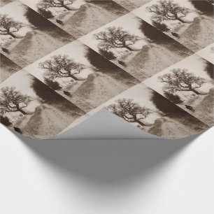 Papier Cadeau piste d'hiver