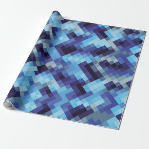 Papier Cadeau  pixel arrière - plan motif de pixel abstrait, abs