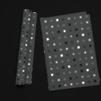 Pixel en gris noir Motif sans couture
