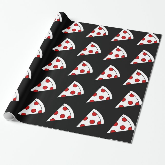 Papier Cadeau pizza (Déroulé)