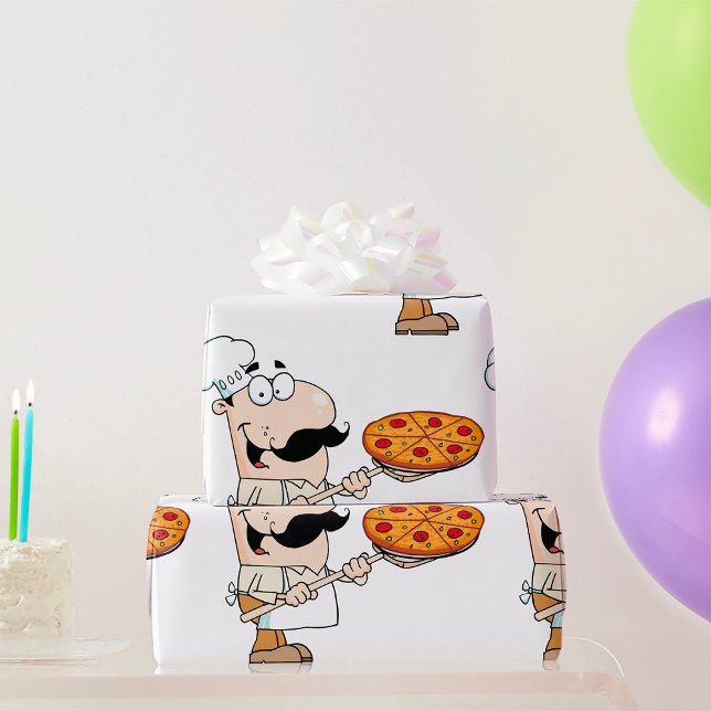 Papier Cadeau Pizza Cook (Créateur téléchargé)