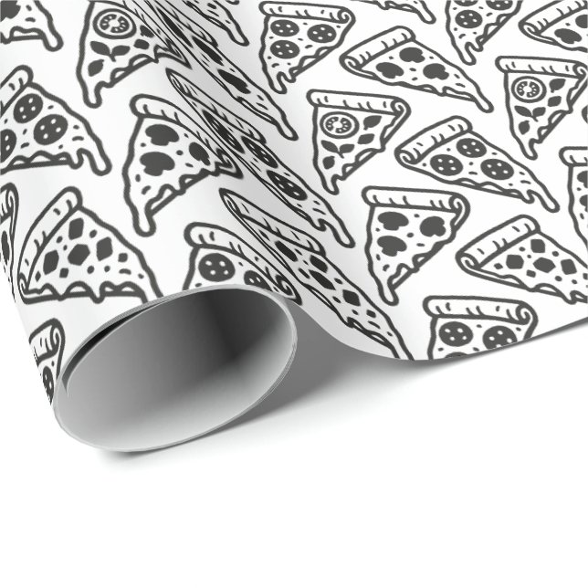 Papier Cadeau Pizzas (Coin rond)