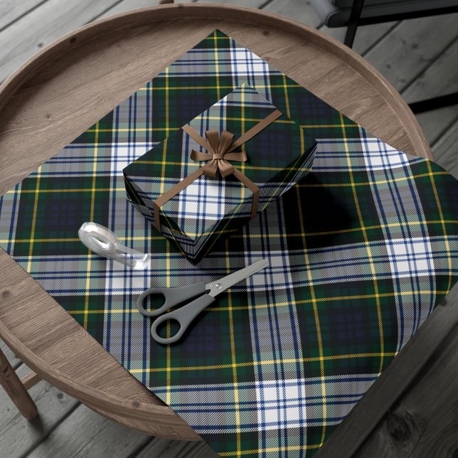 Papier Cadeau Plaid Clan Gordon Rustic Holiday Tartan (Plaid Clan Gordon Rustic Holiday Tartan Wrapping Paper)