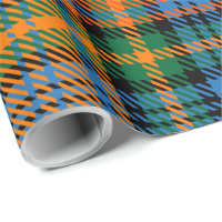 Plaid Clan Murray Blue Orange Green Tartan
